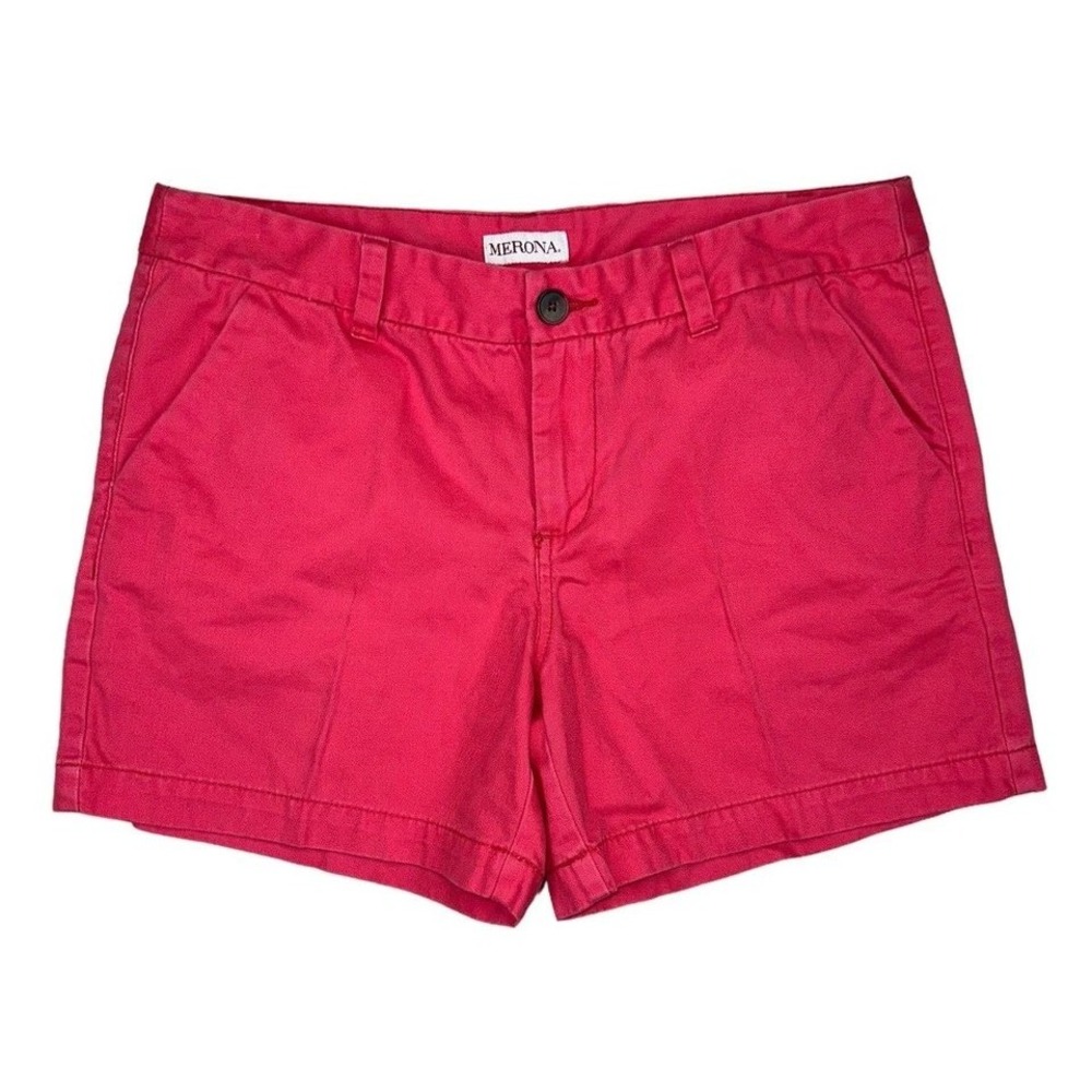 Merona Pink Shorts Cotton Casual Everyday Walking Women's Size 8